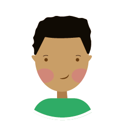 eine Person mit grünem Hemd und grünem Hemd